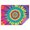 Rainbow Tie Dye, variant on Black White Tie Dye Mandala Pattern Rectangle Tablecloth 60"x84",Waterproof Polyester Rectangle Table Cloth, Wipeable Spillproof Polyester Tablecloth for Dining, Camping, Indoor and Outdoor
