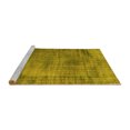 thumbnail image 2 of Ahgly Company Machine Washable Indoor Square Persian Yellow Traditional Area Rugs, 3' Square, 2 of 4