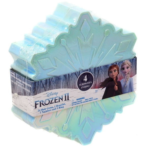 Disney Frozen Frozen 2 Accessory Set (24 Hair Gems, Bracelet, Necklace & Ring)