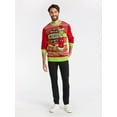 thumbnail image 2 of The Grinch Men's and Big Men's Christmas Sweater, Sizes S-3XL, 2 of 5