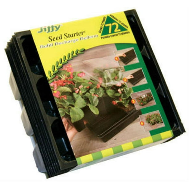 New Jiffy TR72 Seed Starter Trays, 11/2" Refill Cells, 72Count