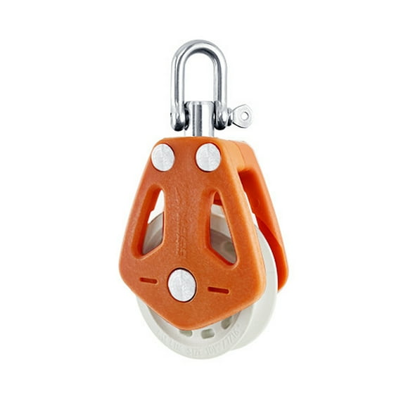 Poulie de Voilier en Nylon, Poulie de Grue, Poulie de Levage Simple, Poulie Pivotante pour Voile