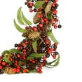 thumbnail image 4 of 24" Red and Black Berry and Pine Cone Artificial Christmas Wreath - Unlit, 4 of 4