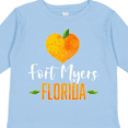 thumbnail image 4 of Inktastic Fort Myers Florida Orange in Heart Boys or Girls Long Sleeve Toddler T-Shirt, 4 of 5