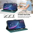 thumbnail image 3 of Wallet Case for Google Pixel 10 Pro 5G RFID Blocking Flip Cover with Card Slots & Kickstand Green, 3 of 7