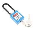 thumbnail image 4 of Candado de seguridad Cola Azul 1,5 pulgadas cuerpo de plástico inoxidable, 4 of 8