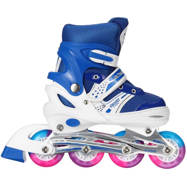 Light Up Inline Skates For Kids Boys and Girls Adjustable Roller Skates
