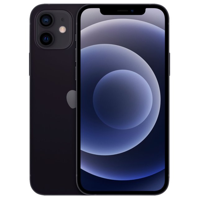 Apple iPhone 12 Remis à Neuf, 64 Go, Noir Entièrement Déverrouillé compatible GSM et CDMA (Remis à Neuf)