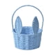 thumbnail image 1 of Cesta de flores trenzada, cesta de conejito de Pascua, cesta de huevos de Pascua, almacenamiento para fiestas Azul, 1 of 9