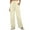 Khaki, variant on Bibifish Womens Cargo Pants High Waist Straight Leg Trousers With Side Pockets Stretch Solid Color Athletic Workout Ladies Yoga Pants