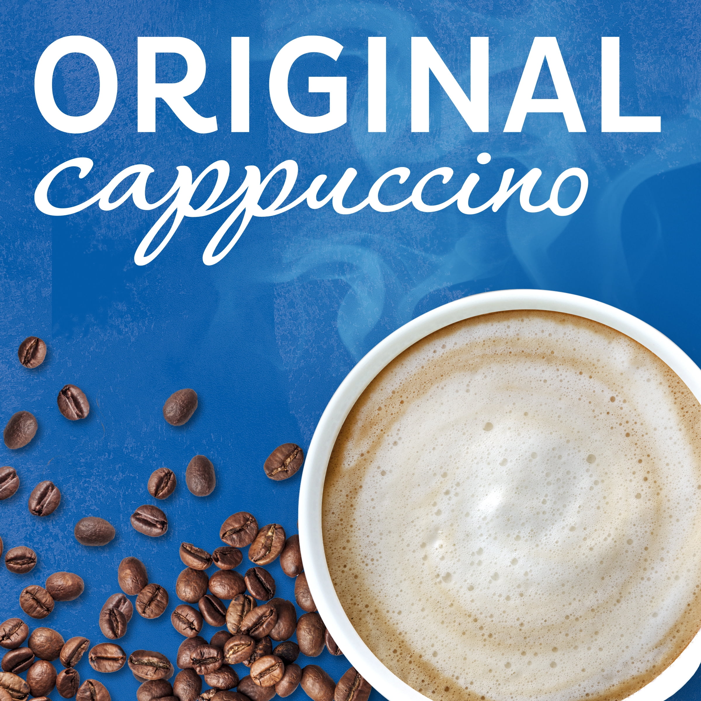 (6 pack) Maxwell House Original Cappuccino Instant Coffee Powder Mix, 8.3 oz, Shelf Stable Cardboard Canister