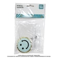 thumbnail image 1 of Porta gafete Pen + Gear Retráctil Transparente con Cara Feliz Azul, 1 of 2
