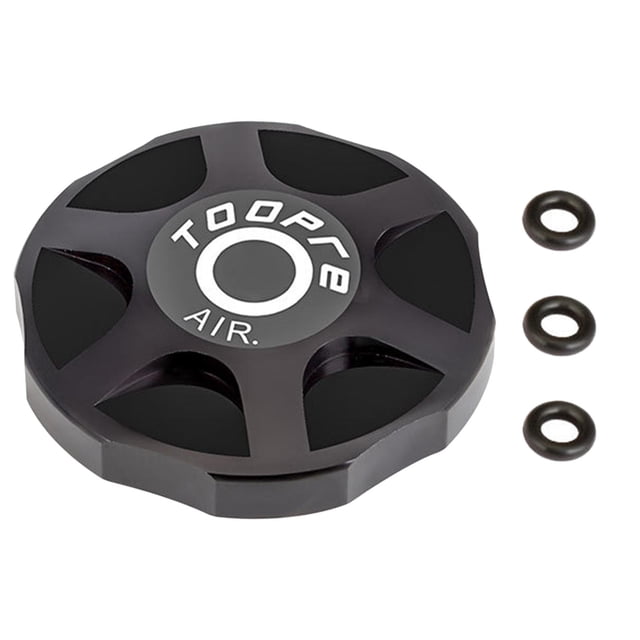 koolsoo 1pc Fork Shoulder Air Nozzle Cover Air Fork Shoulder Cover Shockproof Front Fork Black