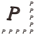 thumbnail image 3 of Letras de Metal para casa Wosthever Placa decorativa de hierro B17--P 10Conjunto, 3 of 6