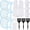 Blue, variant on NCQ 3 Sets Highlight Cap Sets, Highlighting Caps for Hair, Dye Bleach Cap With Hole And Hook, Dye Kit for Hair Frosting, Highlighting, Color Accessories (Assorted Colors)