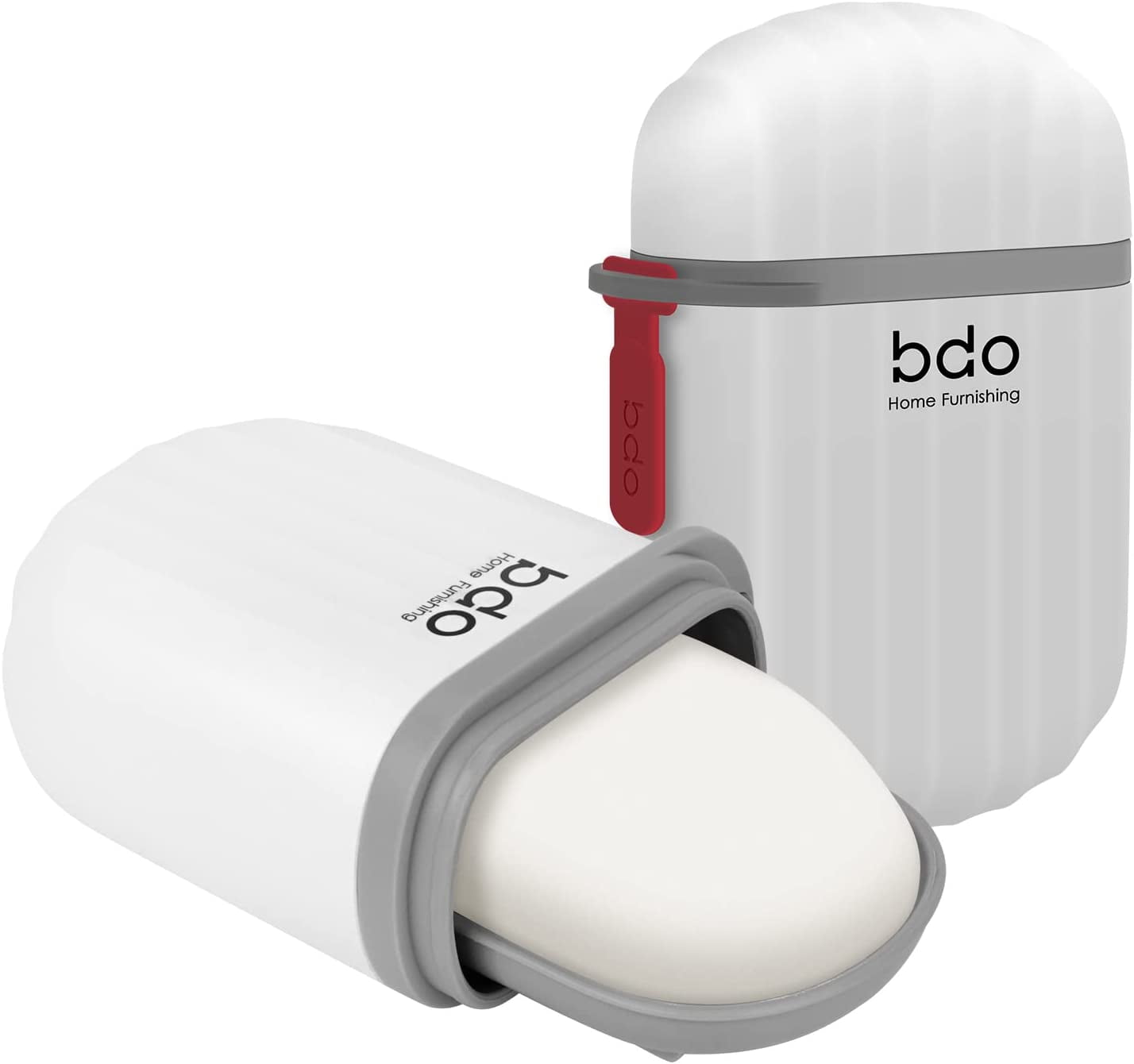 DODAMOUR 2 Pcs Travel Soap Container, Portable Soap Dish with Lid, Plastic Bar Soap Holder, for