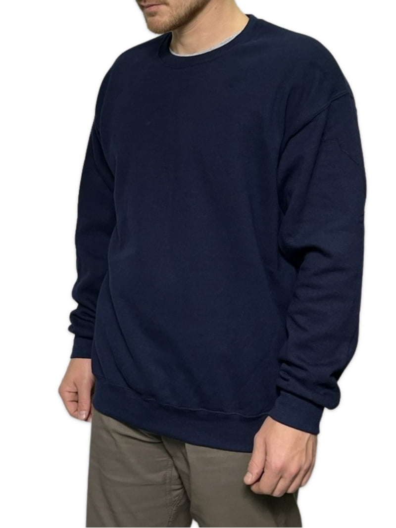 Tシャツ・カットソー LMC EARTH MAN COLLEGE SWEATSHIRT navy 0LM23SSW109NVY Fruit of the Loom Men's Crew Neck Sweatshirt Irregular Navy