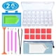 thumbnail image 1 of Juego de herramientas de bricolaje para bordado de cristal juego de platos de plástico de pinzas de arcilla de pegamento para pintura de almacenamiento de cristales 20 Piezas tholdsy HA5287-00, 1 of 6