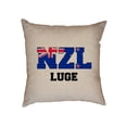 thumbnail image 1 of Kiwis Luge - Winter Olympic - NZL Flag Decorative Linen Throw Cushion Pillow Case with Insert, 1 of 6