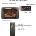thumbnail image 6 of Tabaray 60" Electric Fireplace TV Stand 27" Fireplace Insert with Remote Overheat Protection can Flame Viewing Without Heat, 6 of 14