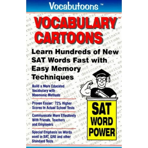 Pre-Owned Vocabulary Cartoons: Building an Educated Vocabulary with Visual Mnemonics (Paperback 9780965242288) by Sam Burchers, Max Burchers, Bryan Burchers