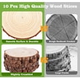 thumbnail image 4 of Posavasos Timburst Wood Slices de 12 a 13 cm, 10 unidades, madera de pino, 4 of 7