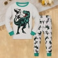 thumbnail image 2 of Caqnni Toddler Baby Girl Long Sleeve Sweatshirt Pullover Pants Set Winter Outfits Sweatshirt Pullover Tops Jogger Pants for Girls 6 9 12 18 24 Months Pajamas & Dailywear Set，7-8 Years，Green, 2 of 4