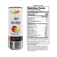 thumbnail image 2 of Limonada de mango espumosa CELSIUS, bebida energetica sin azucar, 355 ml (paquete de 12), 2 of 5