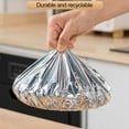 thumbnail image 2 of Shoreew Aluminum Foil Film Insulation Cover Heat-Resistant Food Covers for Kitchen Elastic Freshness Keeping Bags Aluminium Foil Food Storage Covers, 2 of 7