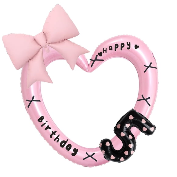 Set de decoración con globos xfbbchh, kit de decoración para fiesta de quinto cumpleaños
