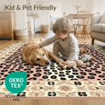 thumbnail image 4 of ODIKA Pink Cheetah Leopard Spotted Field Motif Symmetrical Framing for Playroom, Bedroom, Reading Nook, Pet Friendly & Kids Safe Play, 4 of 7