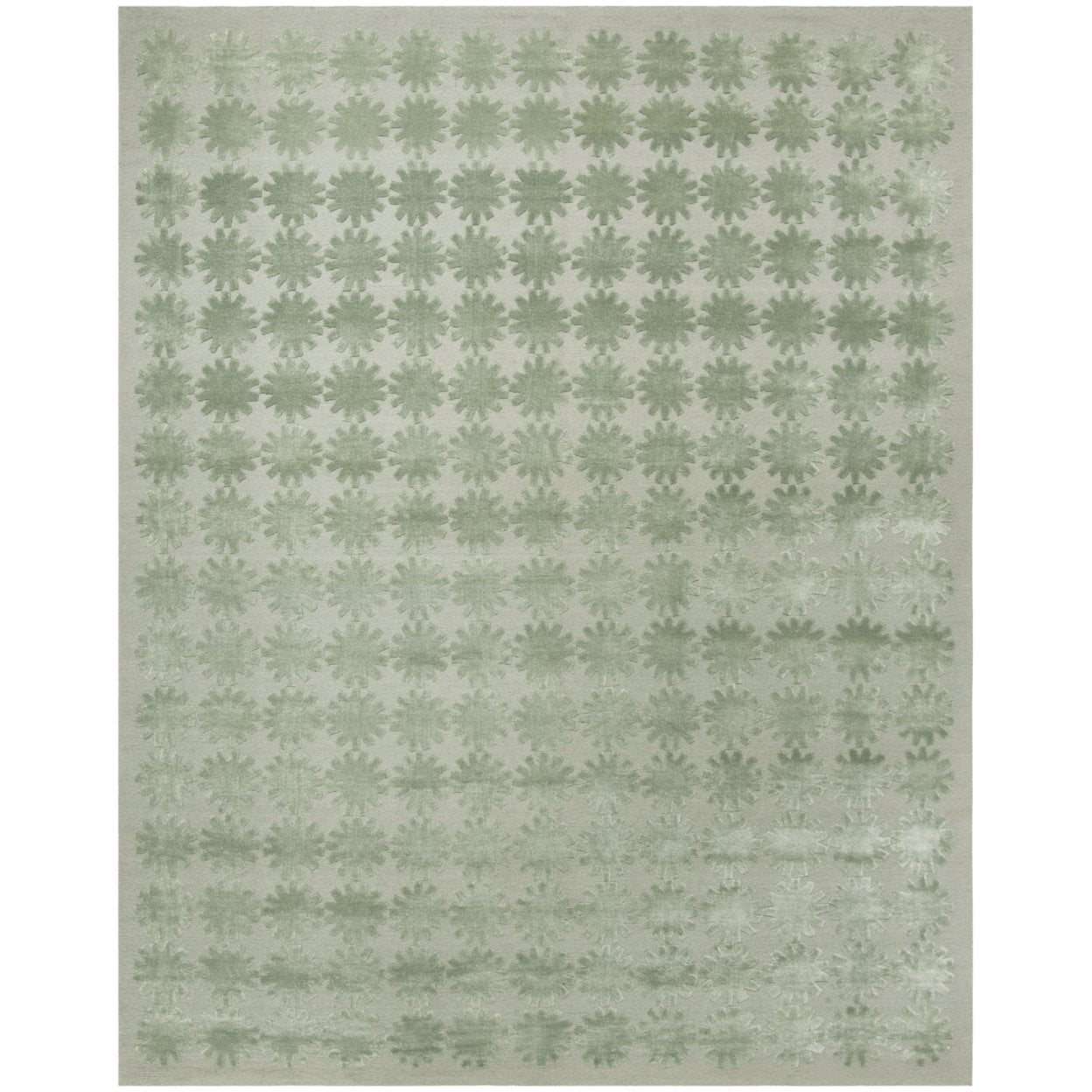 SAFAVIEH Martha Stewart Constellation Floral Area Rug, Sky, 5'6" x 8'6"