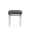thumbnail image 3 of Picket House Furnishings Charlotte Vanity Stool with Acrylic Leg in Dark, 3 of 6