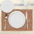 thumbnail image 3 of Ambesonne Geometric Place Mats Set of 4, Damask Floral, Standard Size, Multicolor, 3 of 6