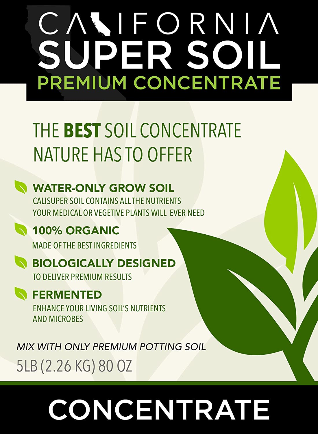 California Hot Soil - Super Soil Concentrate - 5lbs - 100% Organic