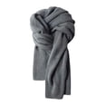 thumbnail image 4 of Bufanda de invierno Gris oscuro Soledad para hombres y mujeres, 4 of 10