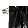 thumbnail image 7 of Lycoris Flower Black Curtains for Living Room Bedroom Curtains Kitchen Curtains for the Kids Room Window Treatments Drapes, 7 of 7
