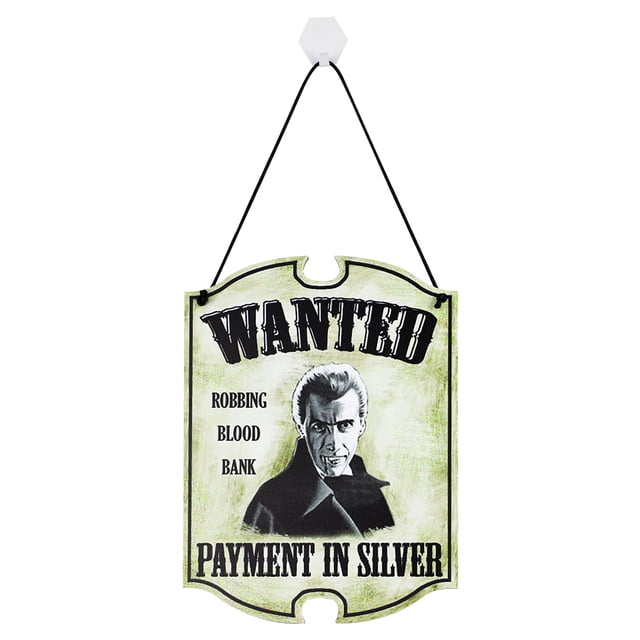 Xihbxyly Placa de Madera de Halloween, Mdf Duradero, Diseño Único, Fácil de Colgar con Cuerda, Decoración para Fiestas y Festividades, Ideal para Paredes y Puertas, Tamaño 30 X 21 Cm.