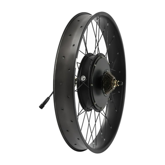 ToppiJoy 26" 1200W Electric Bike Conversion Kit, Waterproof Conversion Kit for Electric Bike Fat Rear Wheel Electric Bicycle Hub Motor Kit