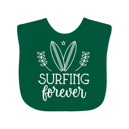 

Inktastic Surfing Forever Surfer Gift Gift Baby Boy or Baby Girl Bib