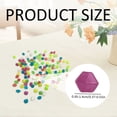 thumbnail image 3 of Acrylic Glow-In-The-Dark Colored Stones, 500G, Mixed Color Small Crystal Stones, Mohdy Plastic Household Stones, Outdoor Luminous Stones For Walkways Garden River Pebbles Artificial For Walkway, 3 of 9