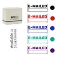thumbnail image 7 of Printtoo E-Mailed Self Inking Rubber Stamp Pre-Inked Office Stamp- Home Office Business Stationery, 47 x 20 mm Red, 7 of 7