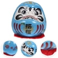 thumbnail image 5 of Figura decorativa de Daruma, decoración de cerámica japonesa, Daruma, estatua japonesa de Darma, figura de Darma de riqueza, 5 of 5