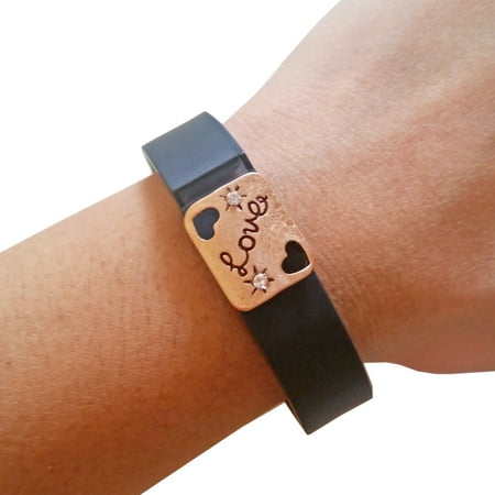 The LOVE Charm in Copper-Fitbit Flex