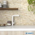 thumbnail image 3 of 3D Stone Brick Backsplash Tile for Kitchen Peel and Stick Self-Adhesive Wall Tile,Marble Linear Mosaic Tiles Stickers Bathroom Wall Panels Fireplace Vanity (Blue Green Gray,5sheets), 3 of 6