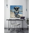 thumbnail image 3 of Parvez Taj Cool Pug Canvas Wall Art, 3 of 9