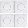 thumbnail image 1 of 4PCS 5mm Fuse Beads Boards Clear Plastic Acrylic Pegboards Large Square Shaped Puzzle Tool for Craft Beads, 1 of 8