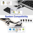 thumbnail image 4 of SIM Card Adapter for Computer/Laptop - SD/TF/M2/MMC/Memory Stick Pro Duo iPhone/USB C/A 7in3 Reader & CAC Memory Reader Lightning Port Does Not SIM/Smart/CAC, 4 of 4