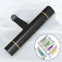Car Air Vent Clip Freshener Perfume Diffuser   5 Aroma Fragrance Sticks BLACK