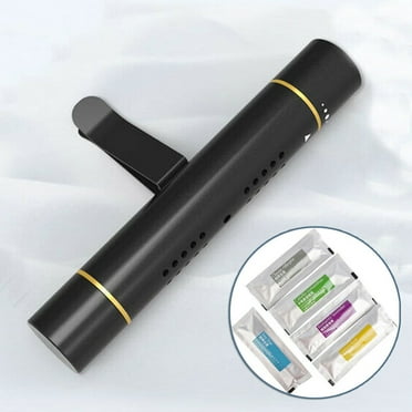 Car Air Vent Clip Freshener Perfume Diffuser   5 Aroma Fragrance Sticks BLACK